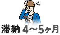 滞納4〜5ヶ月